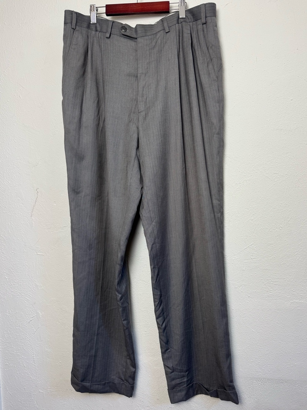 Lauren‎ Ralph Lauren Gray Cuffed Hem Trousers